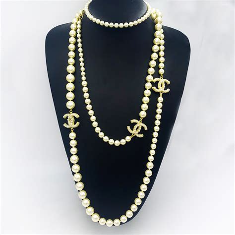 chanel necklac|authentic chanel necklace for sale.